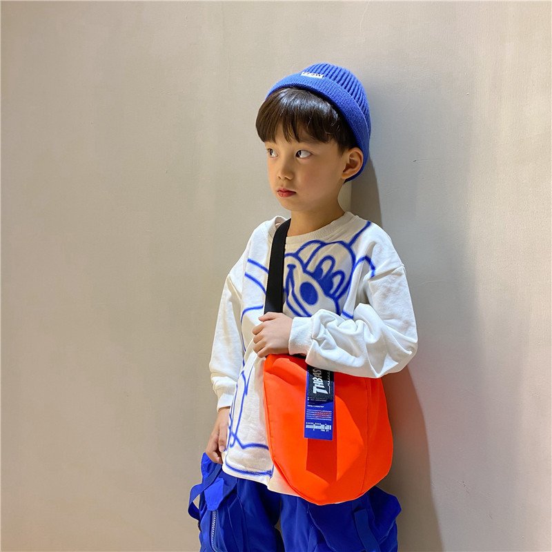 Children's Color Large Capacity Boy Trendy Cool Children's Shoulder Bags