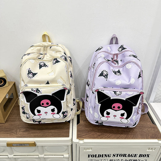 Children's Cute Clow Medium Large Simple Lightweight Children's Backpacks