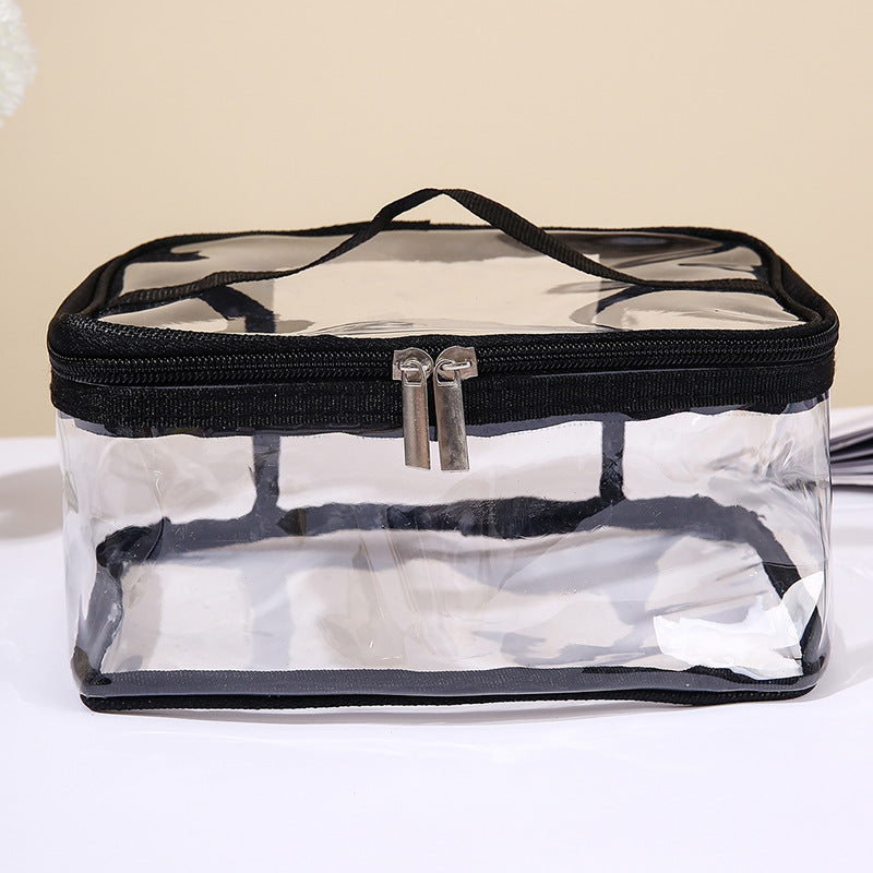 Transparent Hand Square Storage Wash Cosmetics Cosmetic Bags