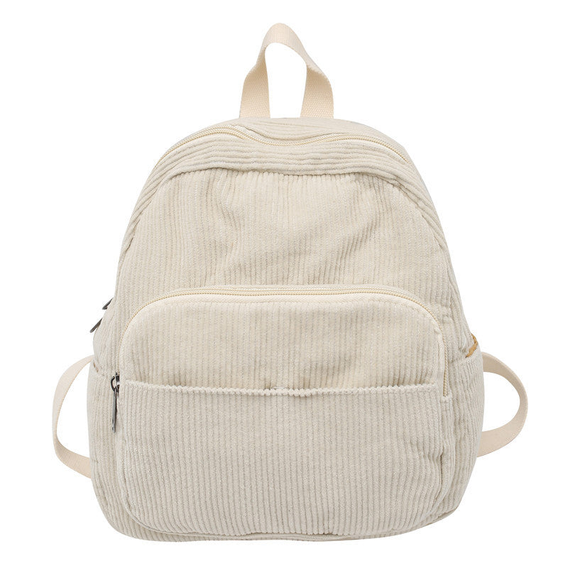 Corduroy Soft Fabric Quality Excellent Customer Backpacks