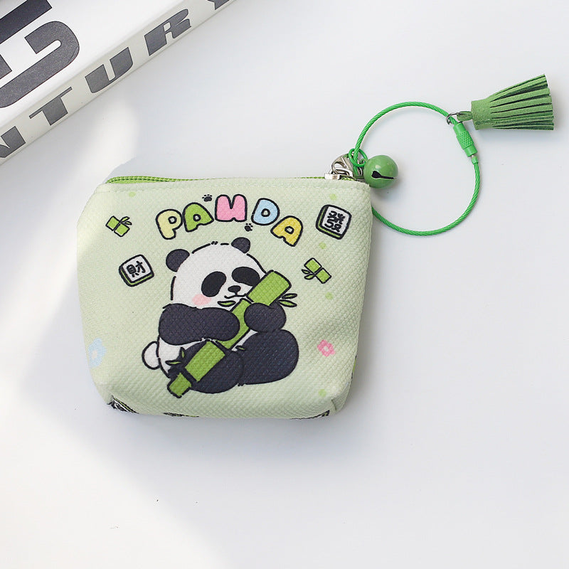 Cute Little Panda Small Portable Headset Coin Purses