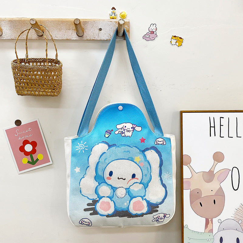 Children's Canvas Cute Cartoon Fashion Little Portable Children's Shoulder Bags