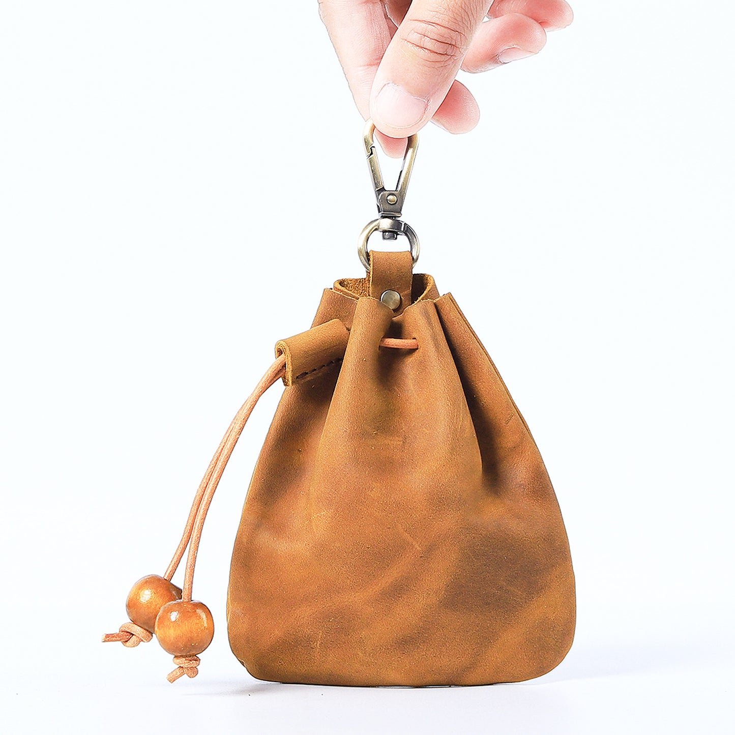 Women's & Men's & Genuine Leather Cowhide Simple Crazy Coin Purses