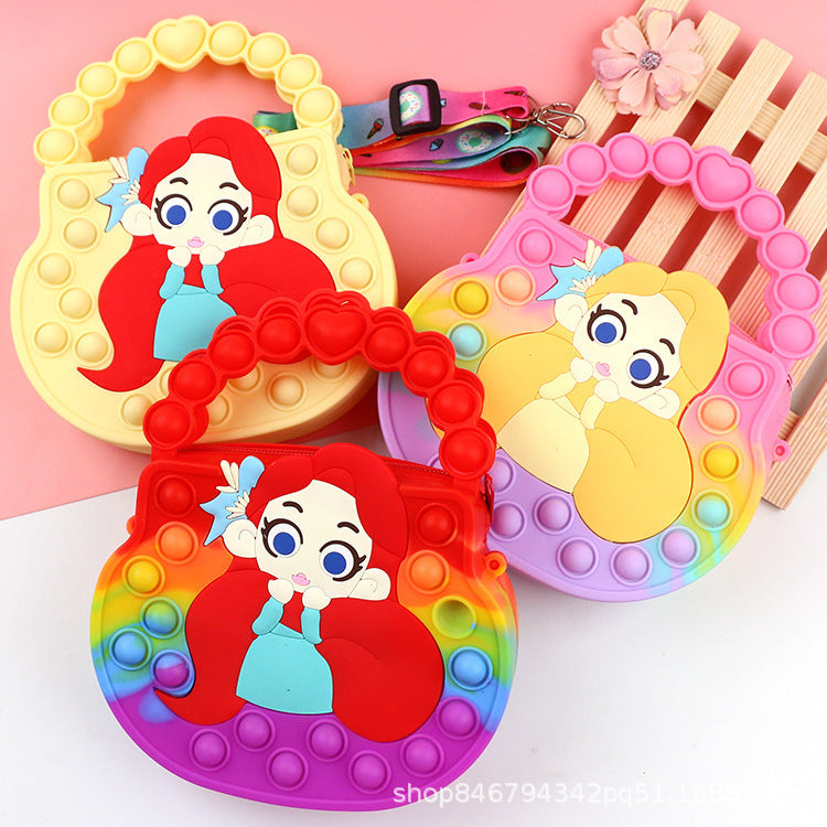 Children's Silicone Mouse Killer Princess Pioneer Cartoon Coin Purses