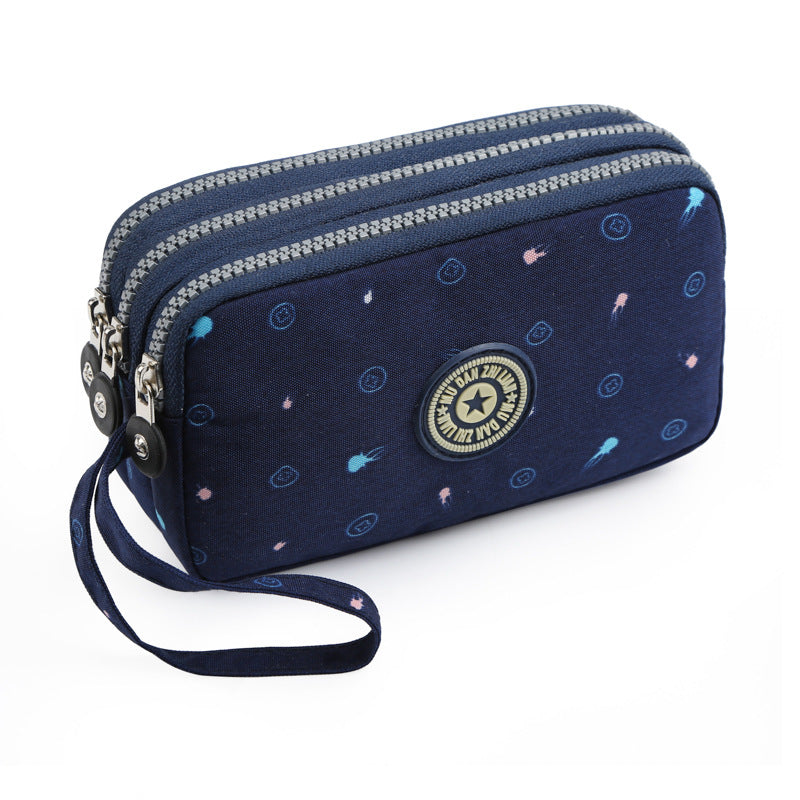 Sacs pour téléphone portable en denim lavé à fermeture éclair pour femmes