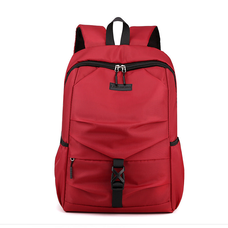 Men's Simple Waterproof Lightweight Street Trendy Computer Backpacks