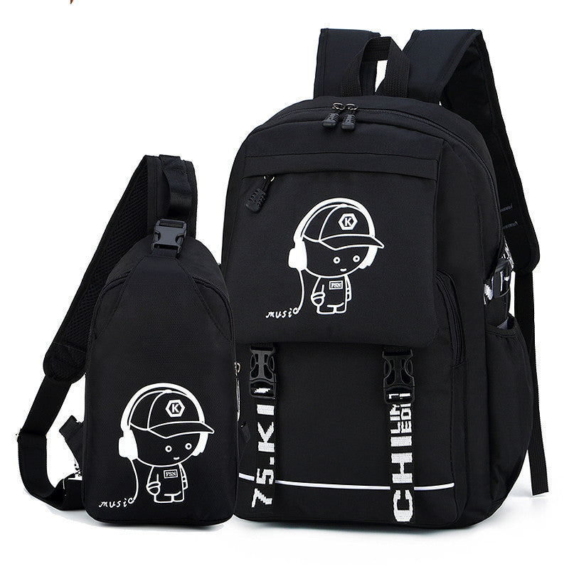 Primary Junior High Large Capacity Leisure Backpacks