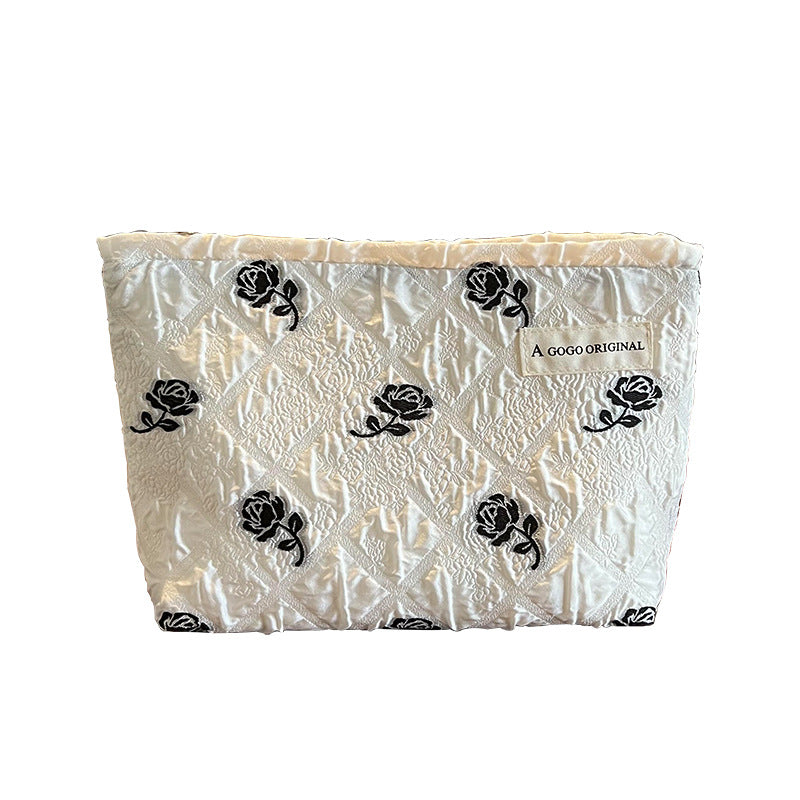 Rose Printing Storage Liner Large Capacity Bags