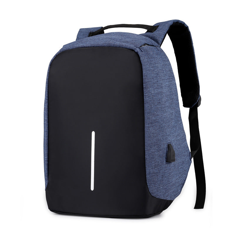 Men's Large Capacity Charging Port Business Computer Backpacks