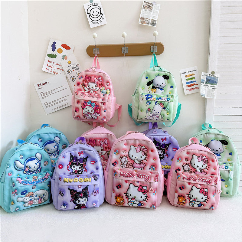 Children's Cartoon Cute Primary Spine Protection Printing Children's Backpacks