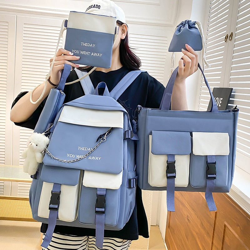 High Korean Style Mori Trendy Cool Elementary School Students' Schoolbags