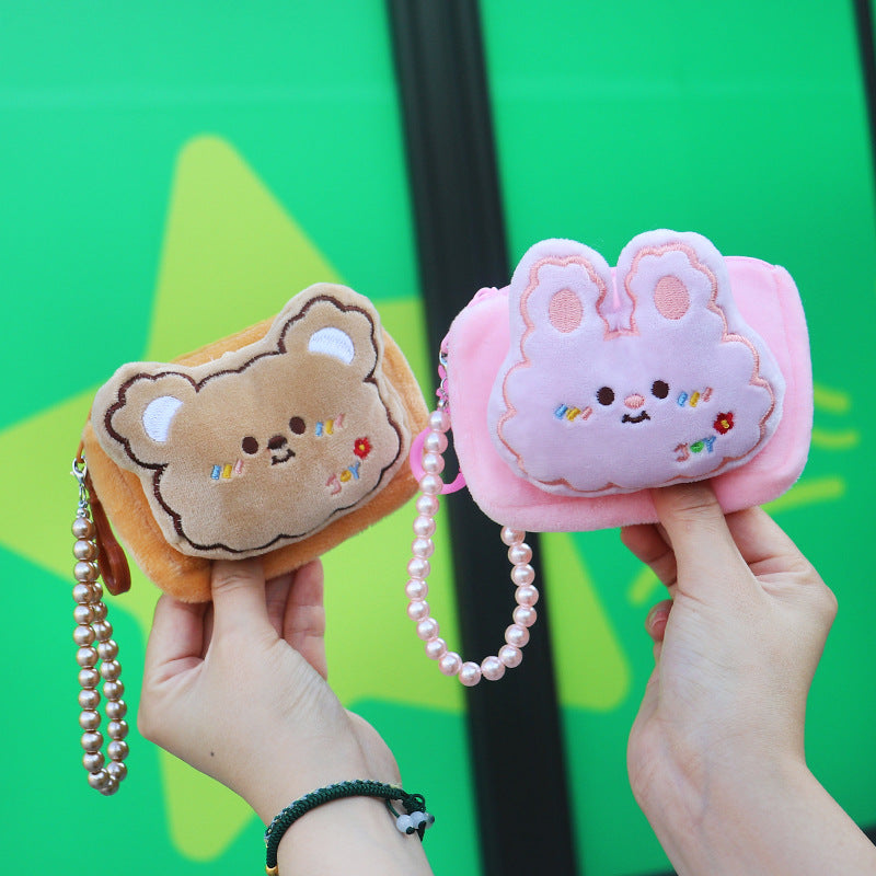 Small Flower Animal Series Square Cartoon Cute Coin Purses