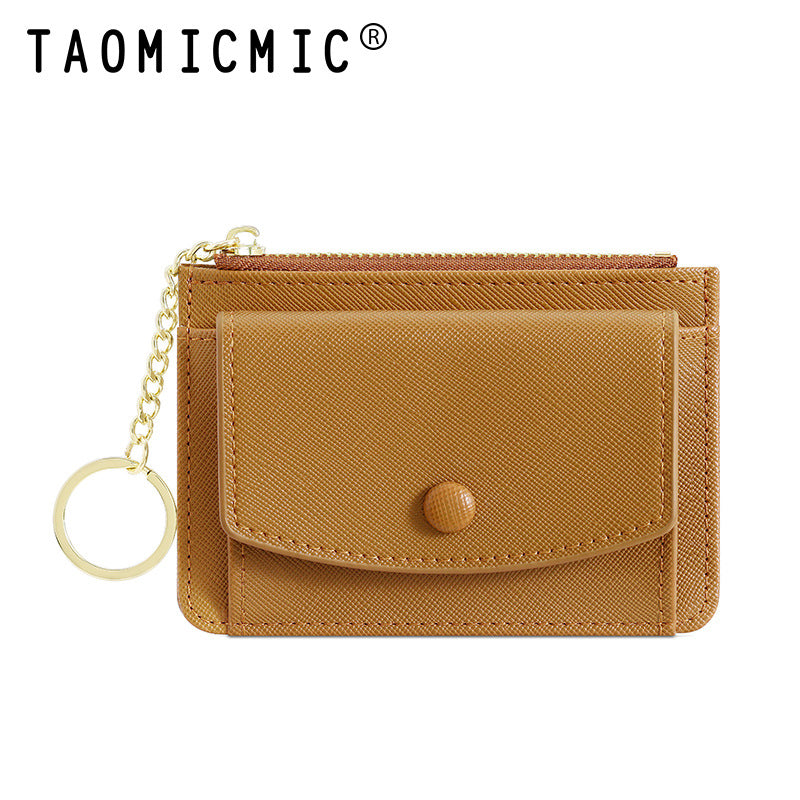 Porte-monnaie Simple et petit Style classique avancé pour femmes, mignon