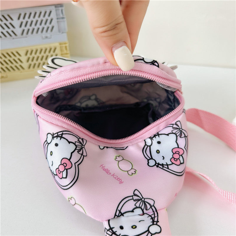 Children's Autumn Cartoon Pattern One Oxford Cloth Children's Waist Packs