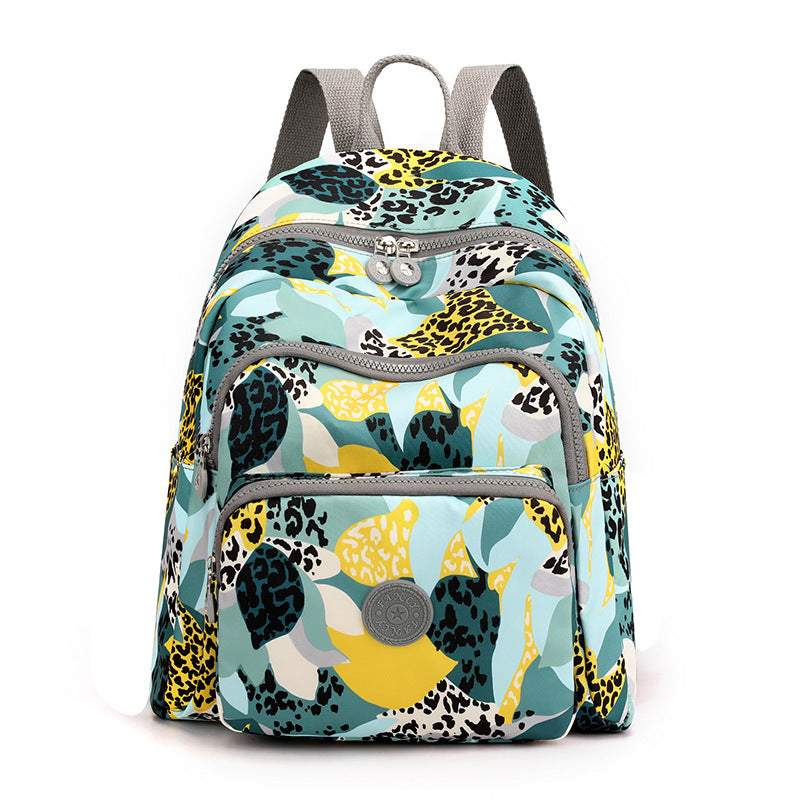 Women's Leisure Nylon Printed Large Capacity Fashion Backpacks