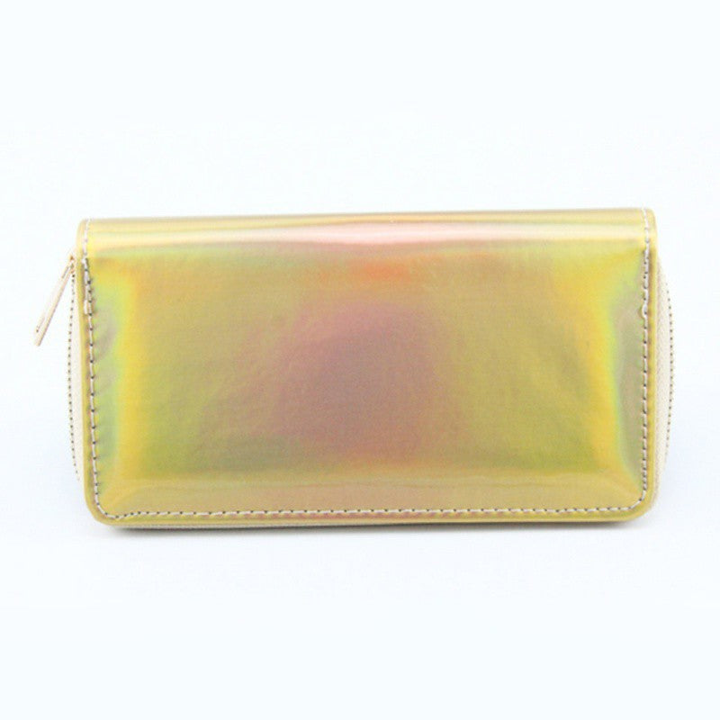 Classic Fashion Creative Colorful Laser Long Ladies Wallets