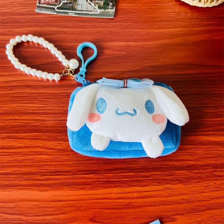 Creative Cartoon Plush Pendant Certificate Small Purses