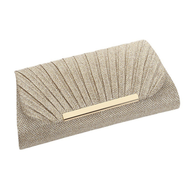 Women's Sequined Dinner Chain Clutch Banquet Evening Bags