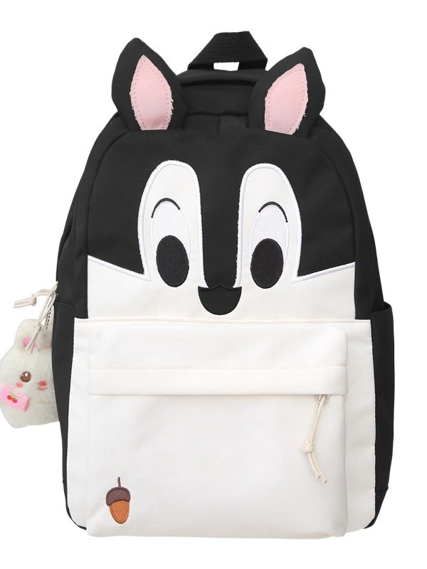 Personality Art Cartoon Squirrel Korean Style Large Elementary School Students' Schoolbags