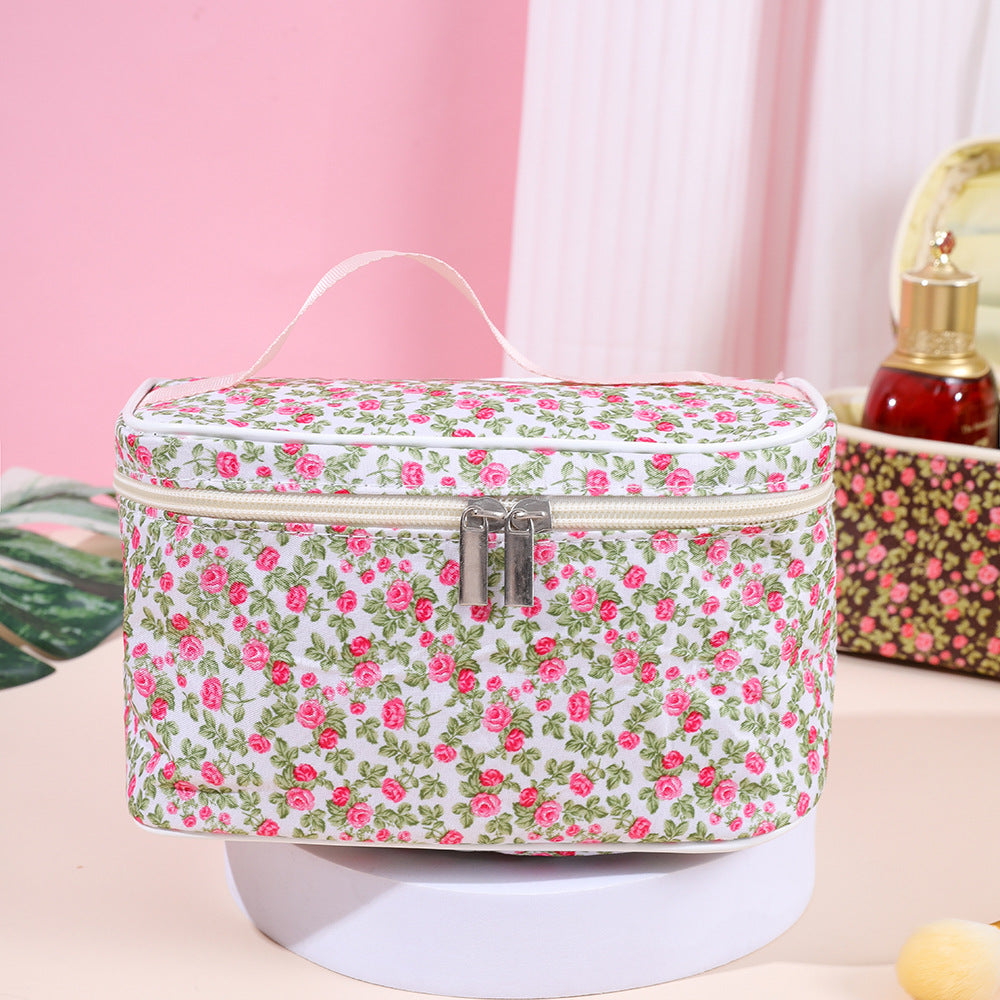 Floral Large Capacity Wind Square Good-looking Portable Bags