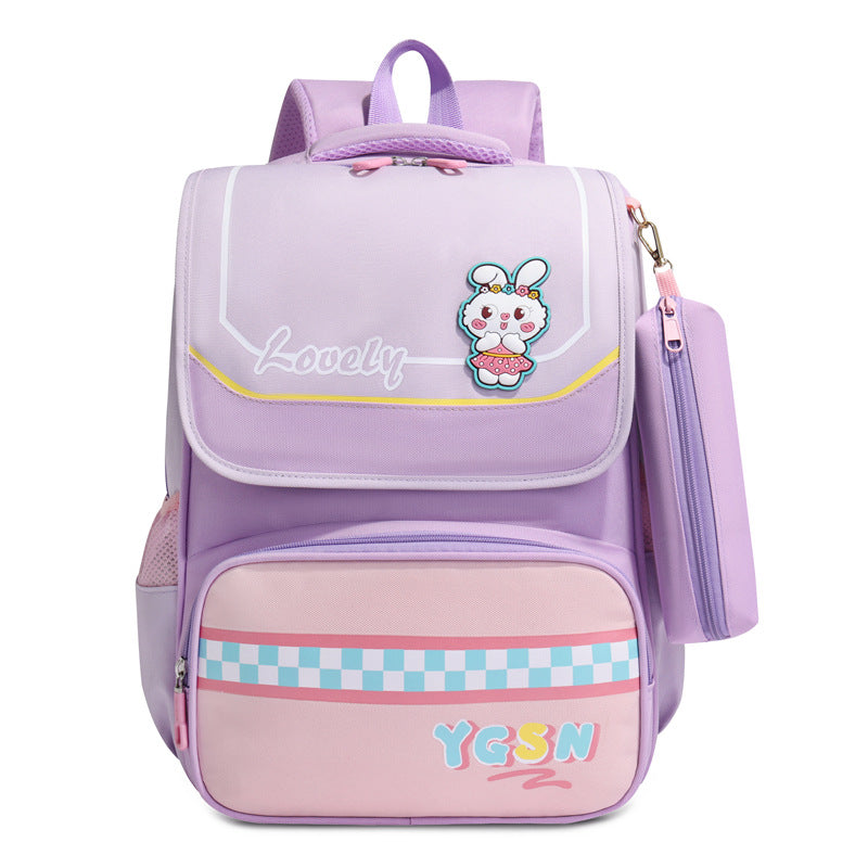 Primary Grade Large Capacity Strap Pencil Elementary School Students' Schoolbags