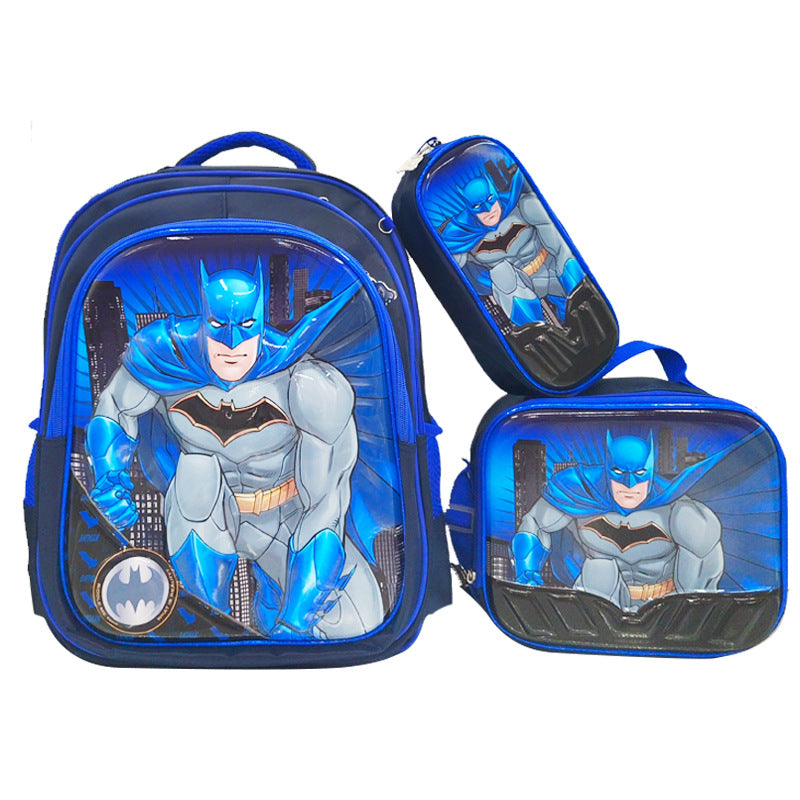 Cartoon Three-piece Detachable Film With Light Elementary School Students' Schoolbags