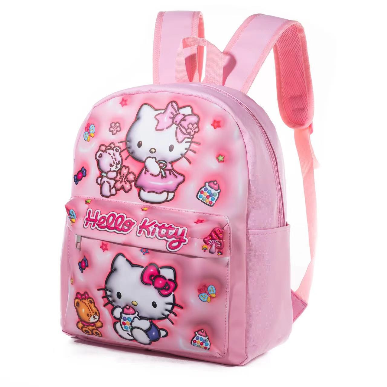 Children's Three-dimensional Melody Cinnamon Dogskin Leather Waterproof Elementary School Students' Schoolbags