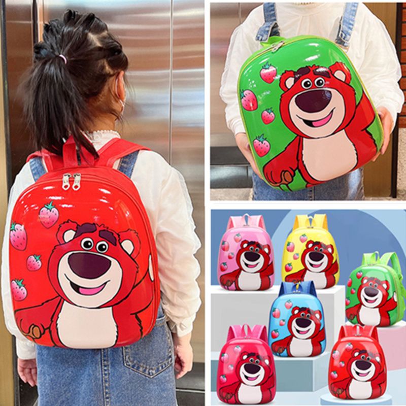 Children's Boy Duck Cute Hardshell Strawberry Bear Kindergarten School Bags