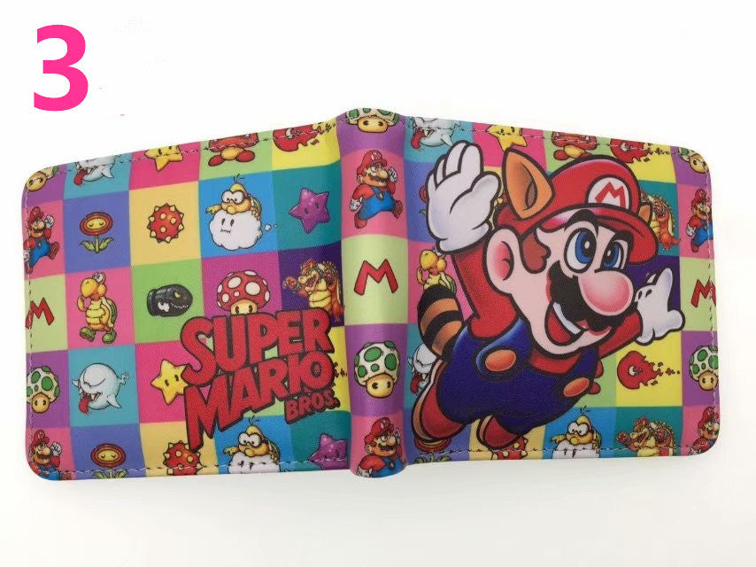 Super Mary Game Anime Peripheral Mario Coin Purses