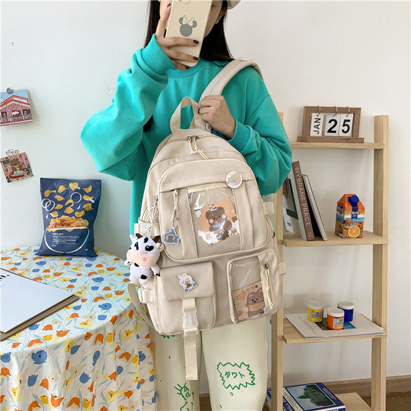 Female Korean High College Junior Cute Backpacks