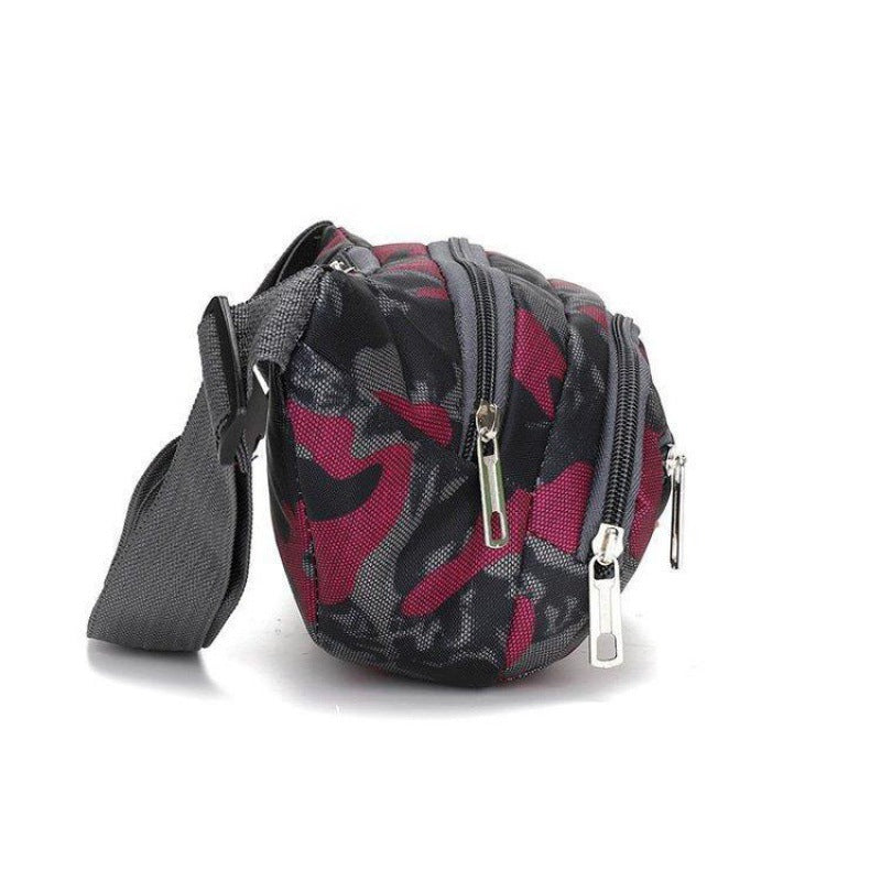 Women's & Men's & Camouflage Cashier Business Water-resistant Slanted Waist Packs