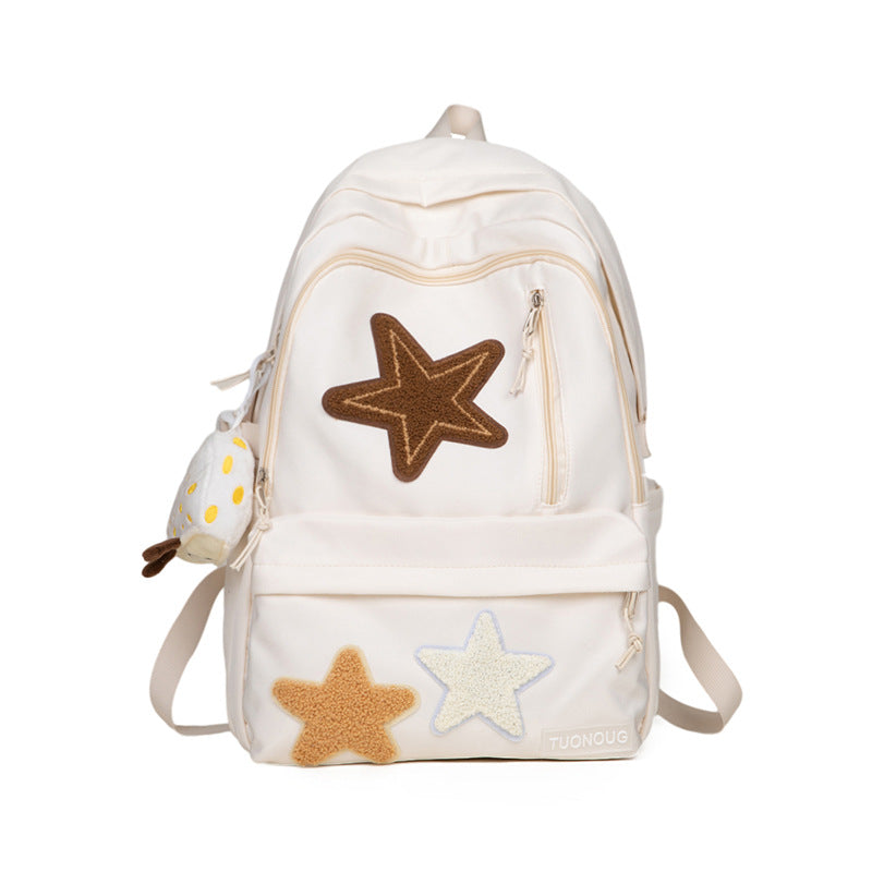 Style Five-pointed Star Large Capacity Junior's Middle School Students' Schoolbags