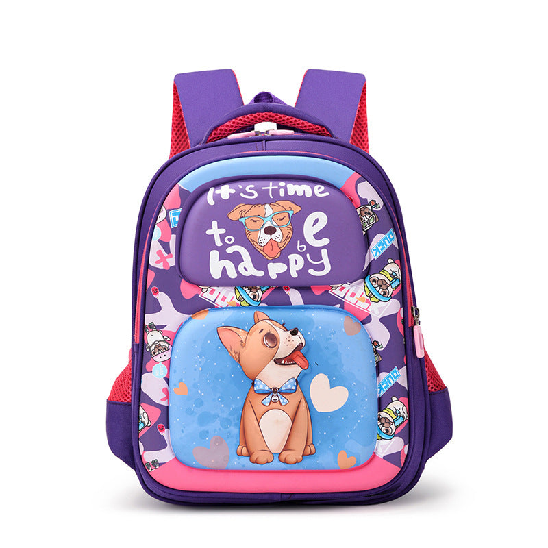 Children's Three-dimensional Hard Shell Cartoon Cute Primary Elementary School Students' Schoolbags