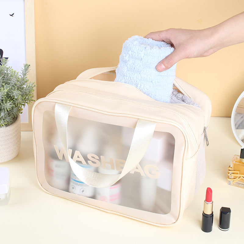 Dry Wet Separation Organizing Buggy Waterproof Portable Cosmetic Bags