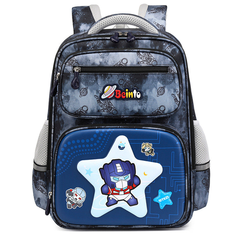 Children's Primary Boys Grade Large Capacity Burden Backpacks