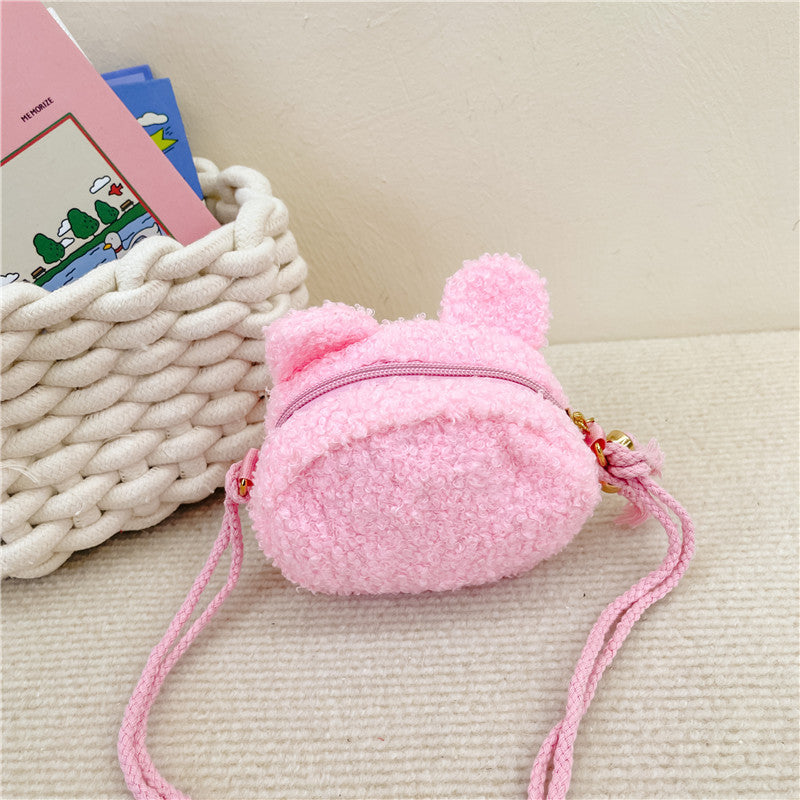 Children's Cute Kitten Clothing Accessory Western Style Children's Shoulder Bags