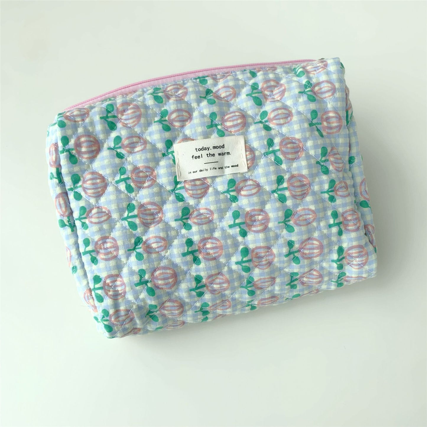 Capacity Liner Portable Finishing Wash Quilted Cosmetic Bags