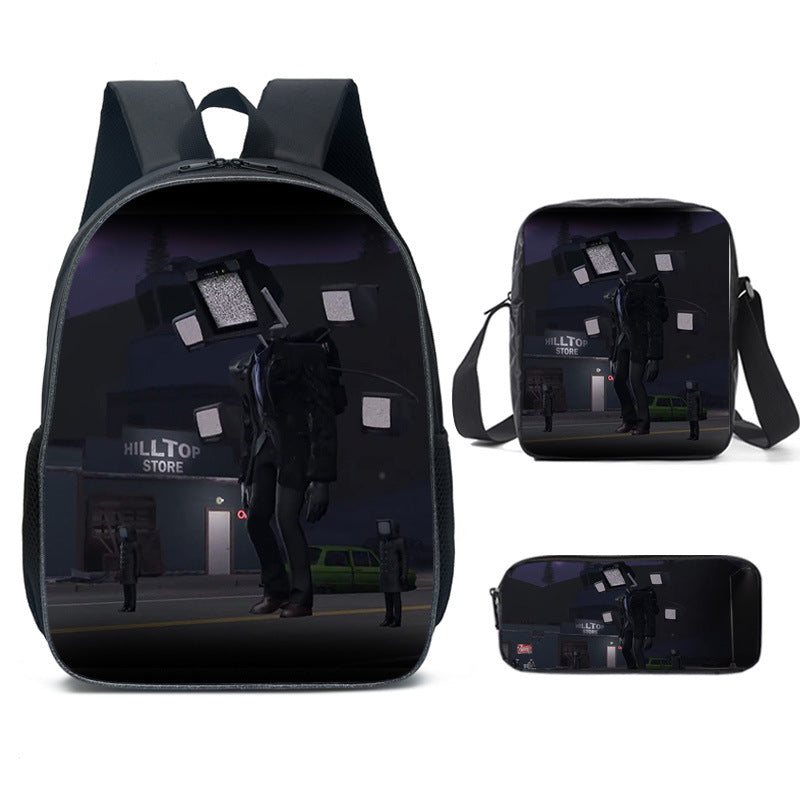 Children's Cool Charming Popular Classy Toilet Elementary School Students' Schoolbags