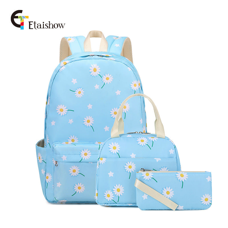 Three-piece Starry Sky Iti Printing Primary Elementary School Students' Schoolbags