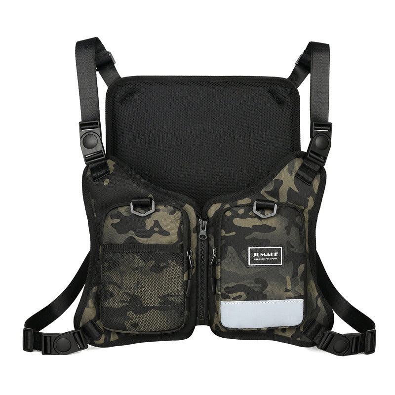 Riding Oxford Cloth Camouflage Night Running Backpacks