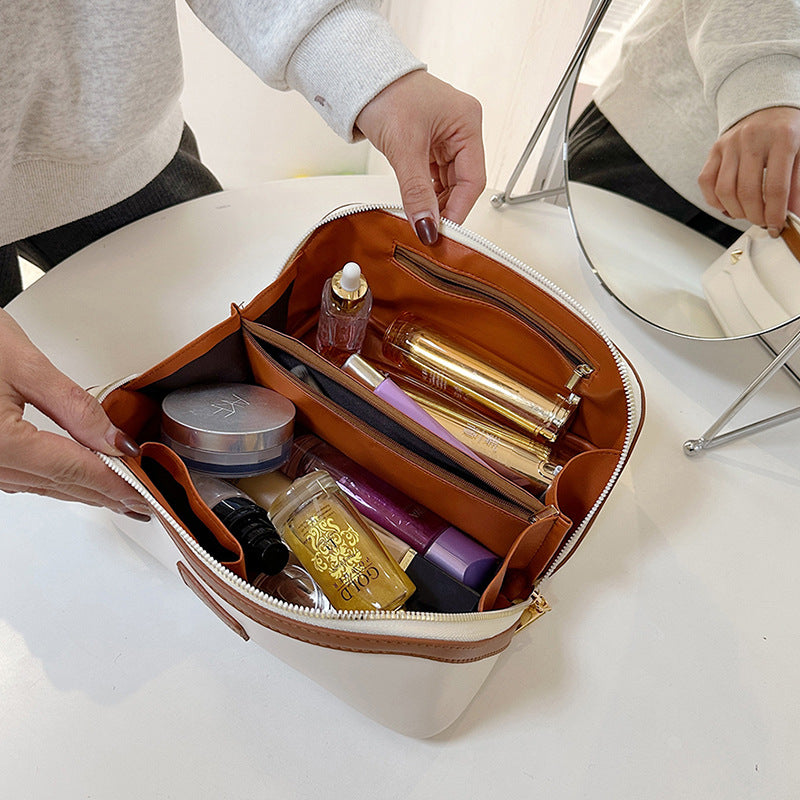 Sacs à cosmétiques portables de grande capacité de style coréen pour femmes