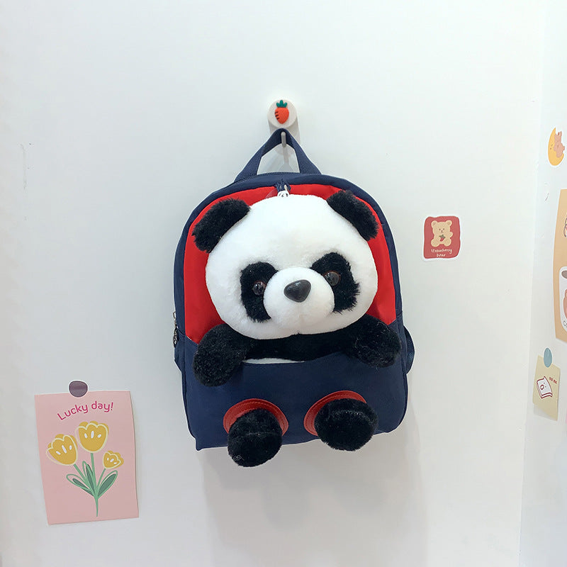 Sacs à dos légers pour enfants, poupée Panda mignonne de dessin animé