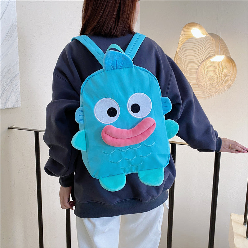 Children's Cute Cartoon Anime Large Capacity Ugly Children's Backpacks