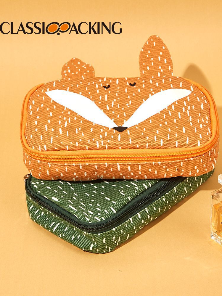 Animal Pattern Printing Cute Toiletry Portable Cosmetics Cosmetic Bags