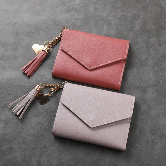 Tassel Pendant With Bank Simple Hand Ladies Wallets