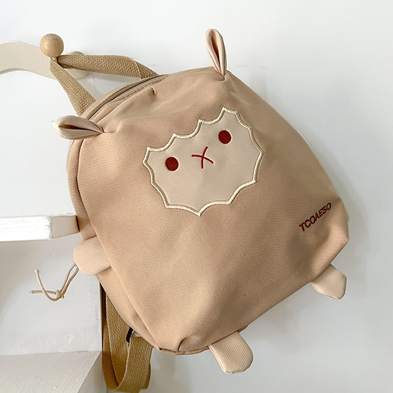 Children's Canvas Lamb Cute Cartoon Little Fashion Kindergarten School Bags