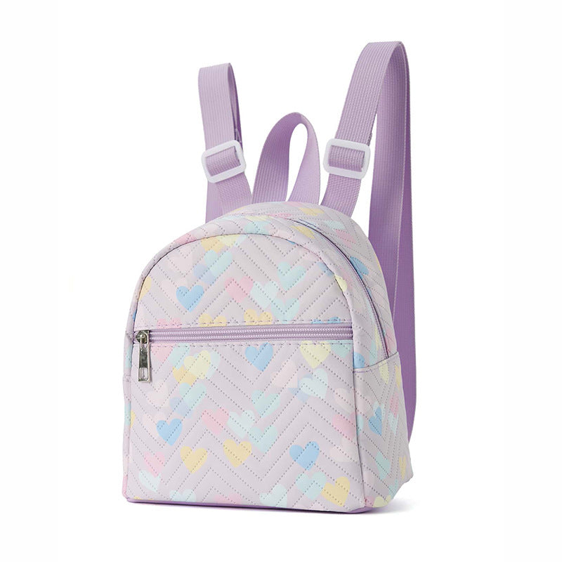 Children's Campus Style Simple Candy Color Backpacks