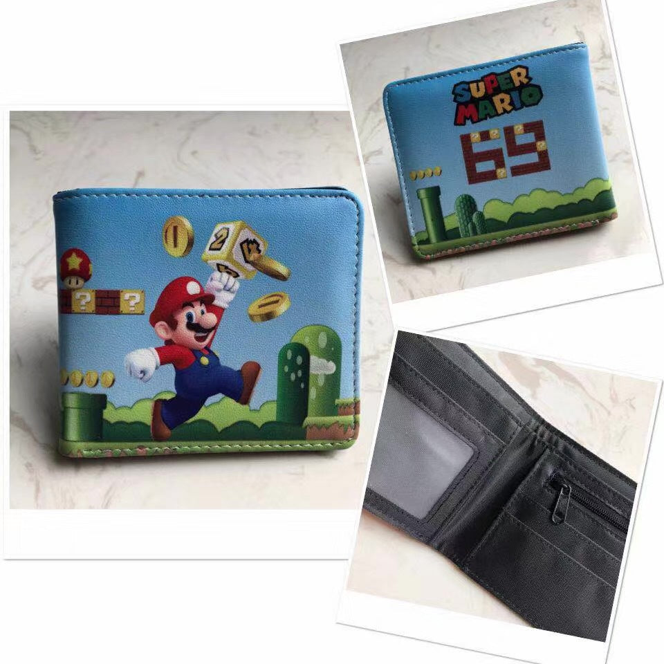 Super Mary Game Anime Peripheral Mario Coin Purses