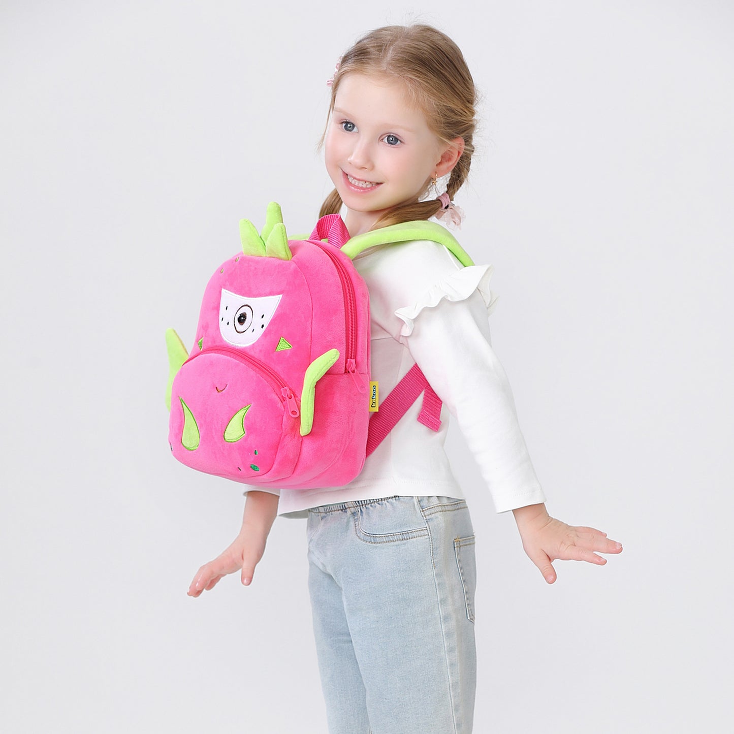 Children's Fruit Cartoon Plush Watermelon Avocado Toddler Children's Backpacks