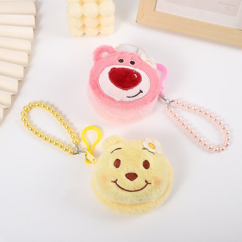 Head Earphone Fashion Solid Color Mini Claw Machine Coin Purses